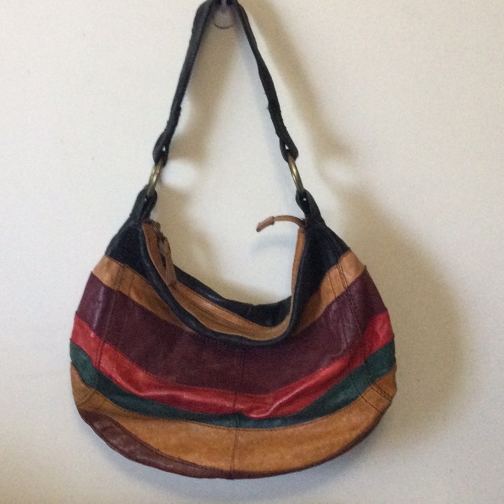 Lucky Multi Colored Leather Purse